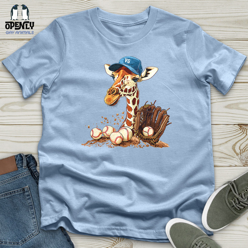 Giraffe Baseball Mitt Unisex t-shirt