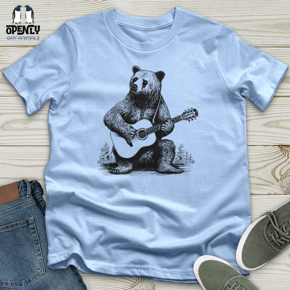 Bear Guitarist Softstyle Tee