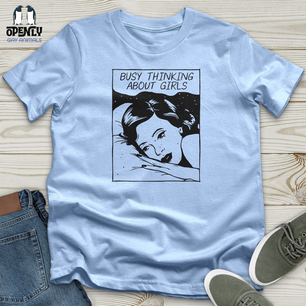 Busy Thinking About Girls Softstyle Tee