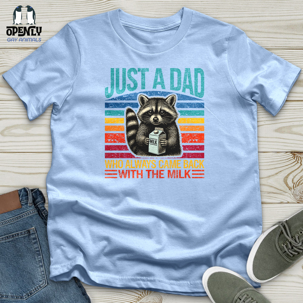 Just a Dad, Who Always Came Back With the Milk Softstyle Tee