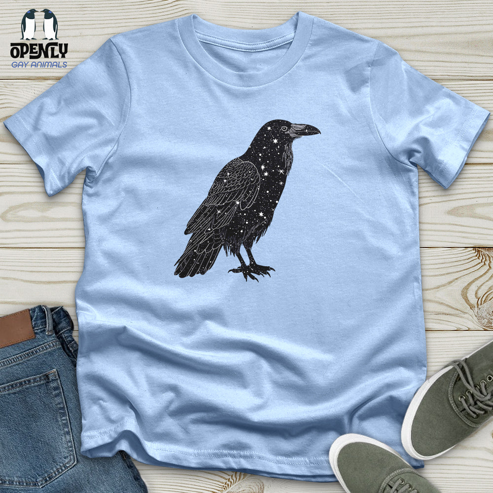 Celestial Raven Silhouette Softstyle Tee