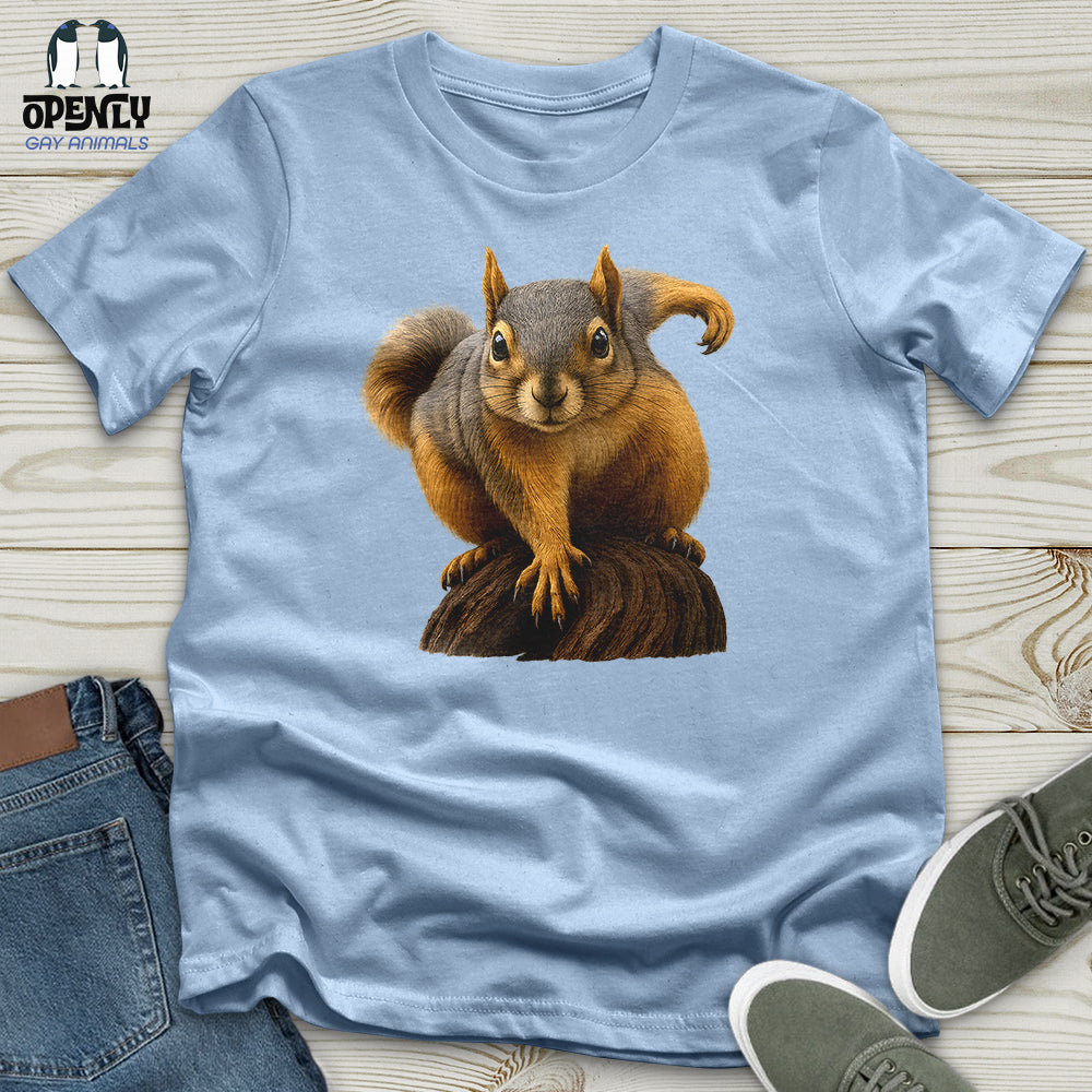 Squirrel on Alert Unisex T-Shirt