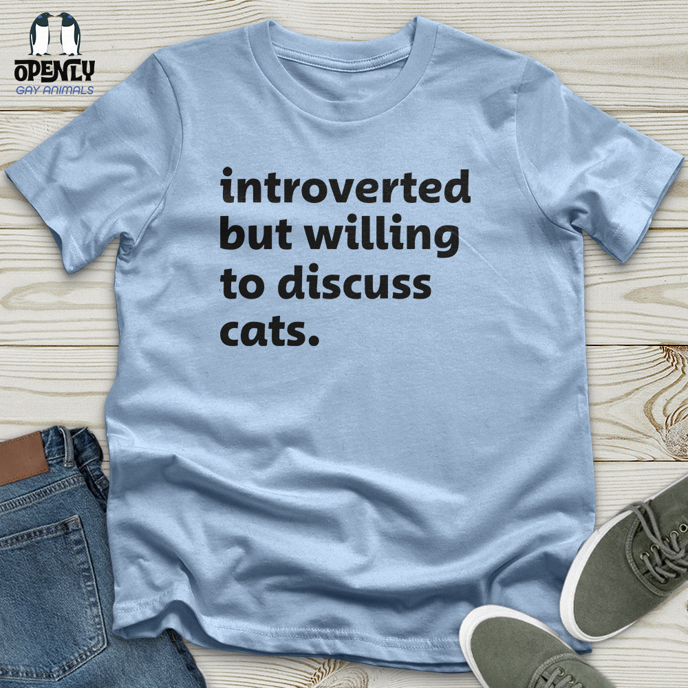 Introverted - Black Unisex T-Shirt