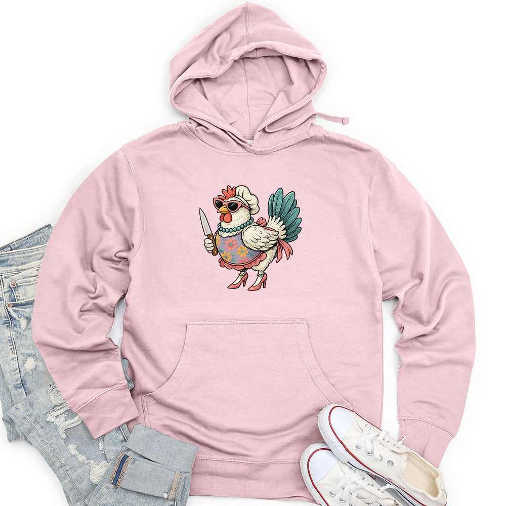 Funny  Rooster Chicken Unisex midweight hoodie