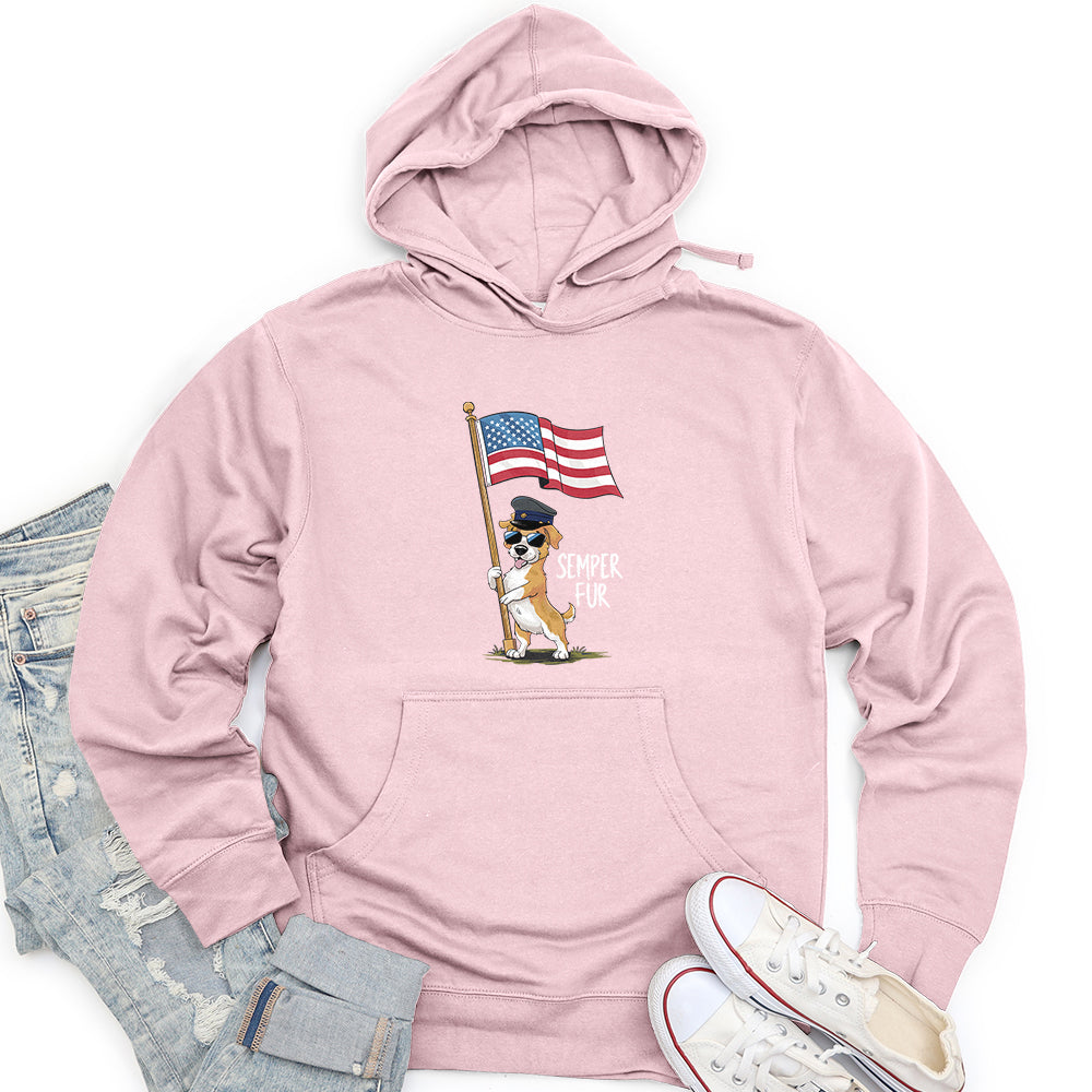 Semper Fur Unisex Midweight Hoodie