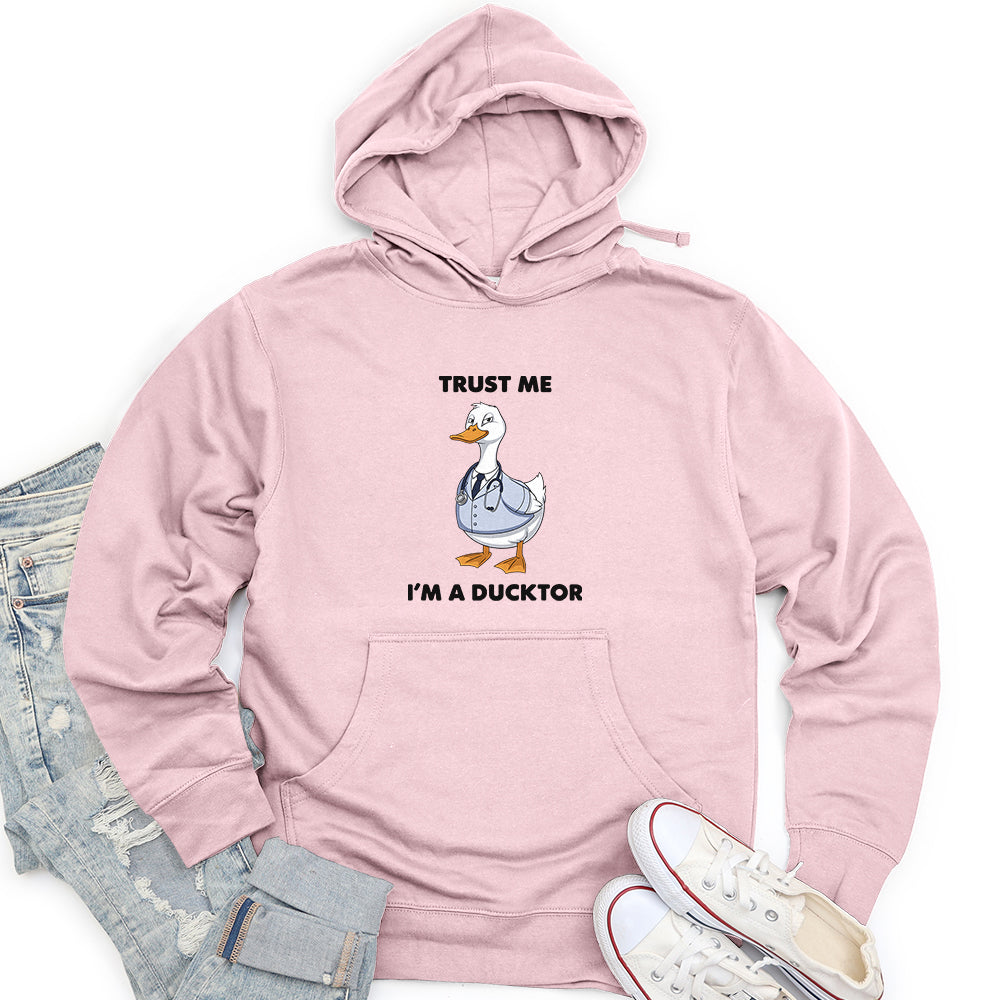 Trust Me I'm A Ducktor Unisex Midweight Hoodie