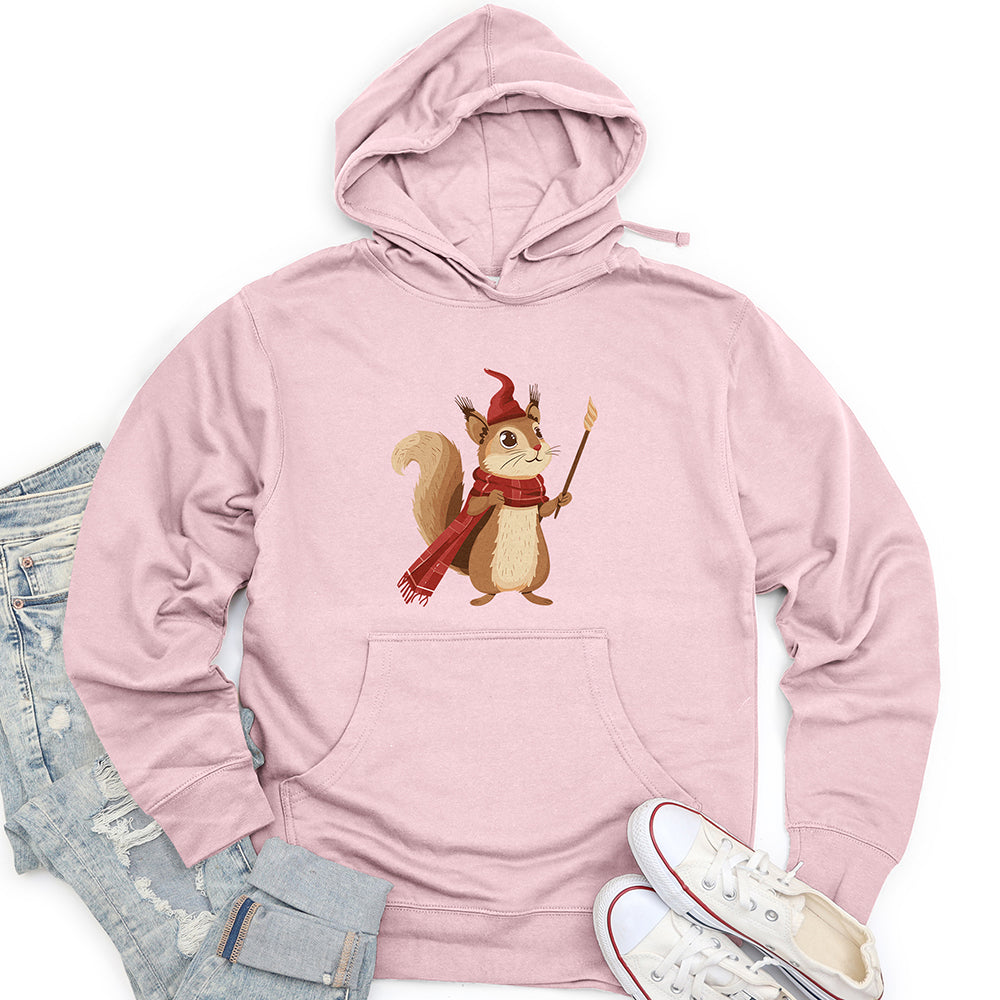 Squirrel Magician Charm Unisex Midweight Hoodie