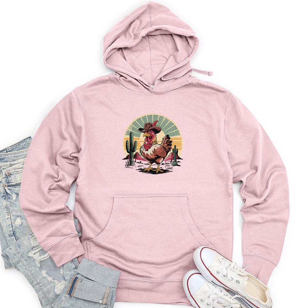 Cowboy Chicken Unisex midweight hoodie