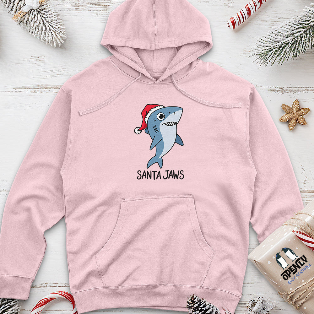 Santa Jaws Unisex Midweight Hoodie