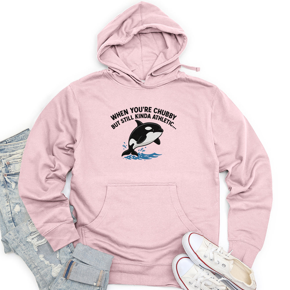 When You're Chubby Unisex midweight hoodie