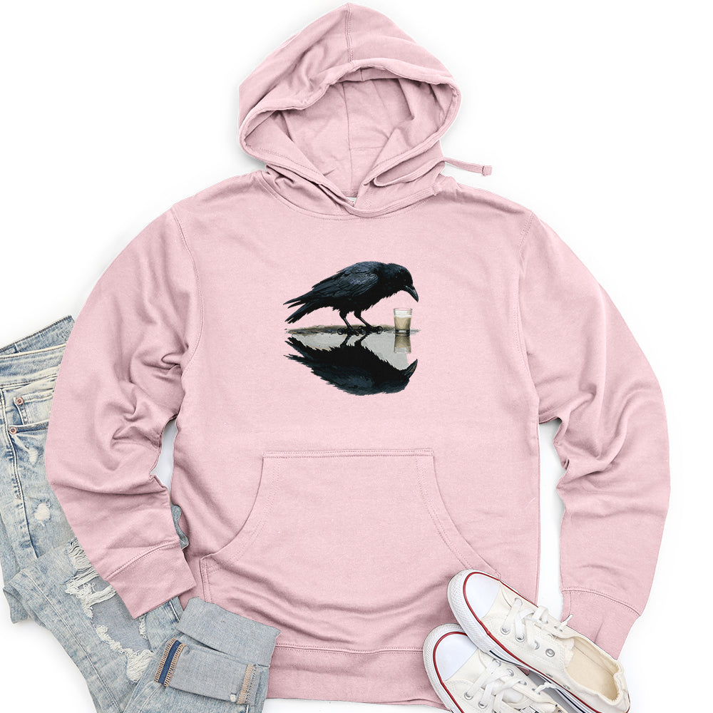 Raven Reflection Unisex midweight hoodie