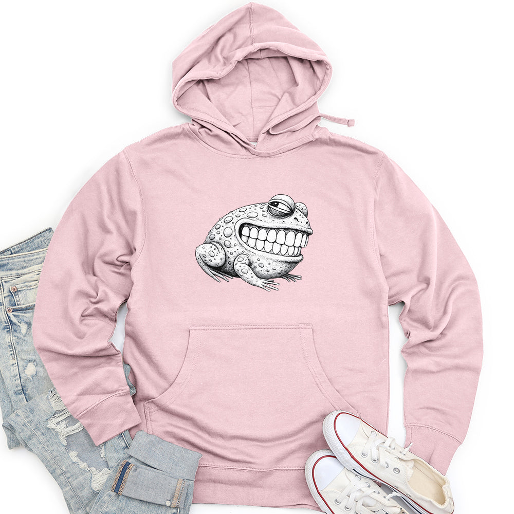 Creepy Frog Unisex midweight hoodie