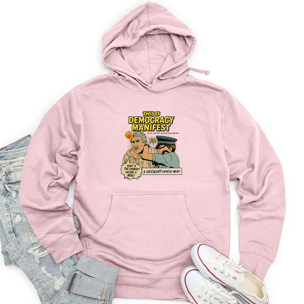 This Is Democracy Manifest Unisex midweight hoodie