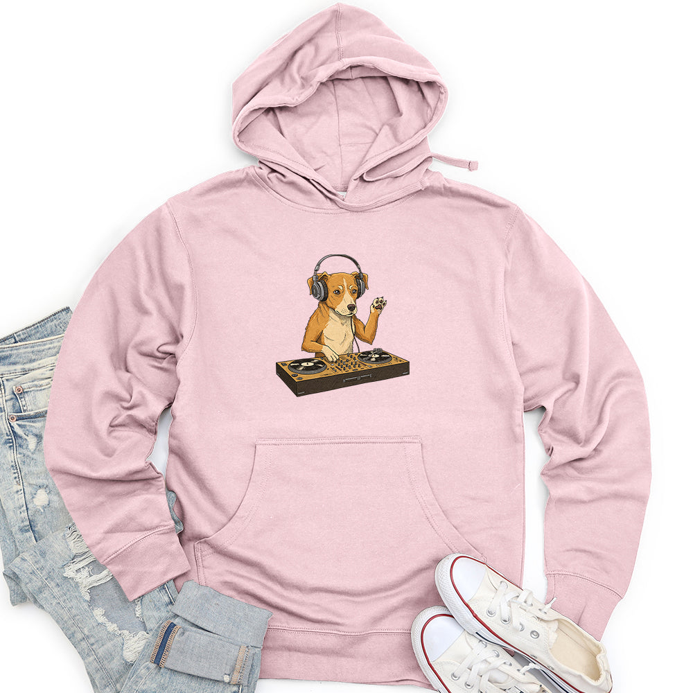 Dog DJ Unisex midweight hoodie