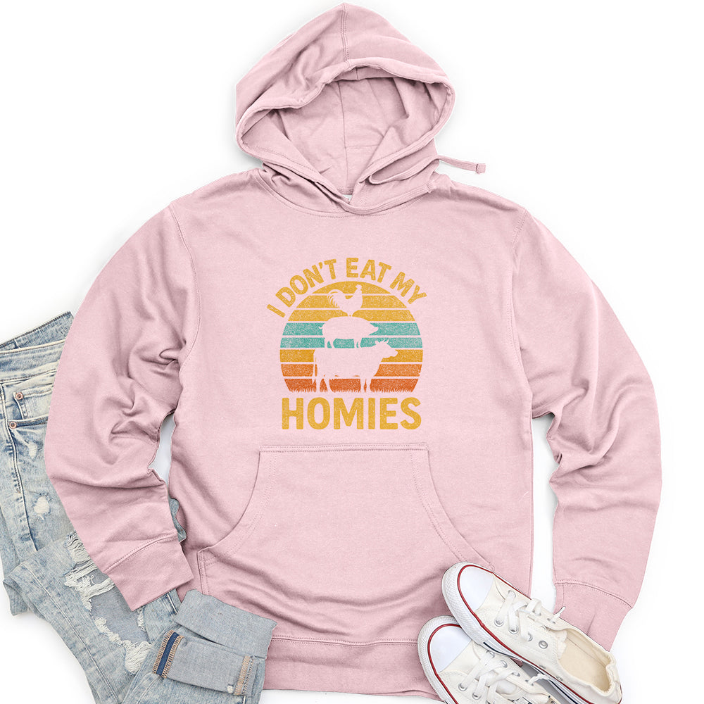 I Don't Eat My Homies Unisex Midweight Hoodie