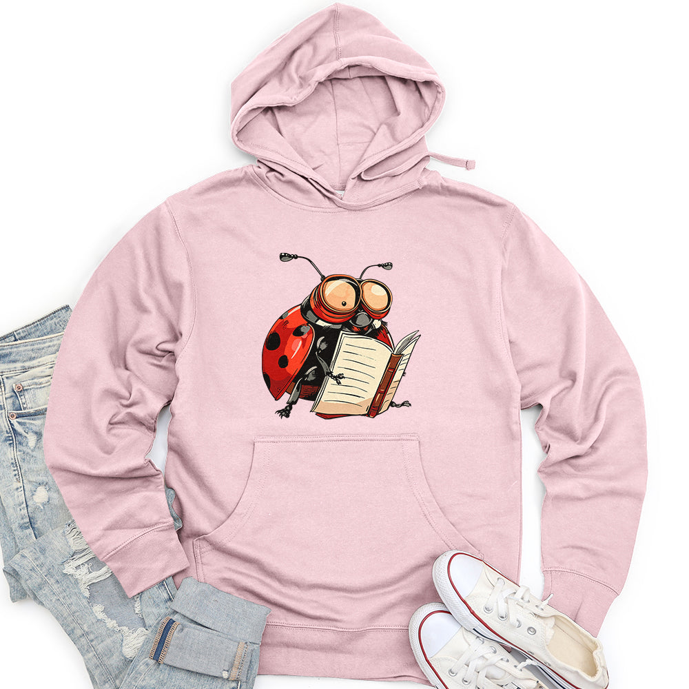 Scholarly Ladybug Unisex Midweight Hoodie