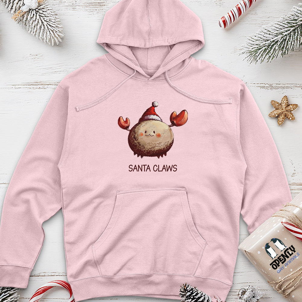 Santa Claws Unisex Midweight Hoodie