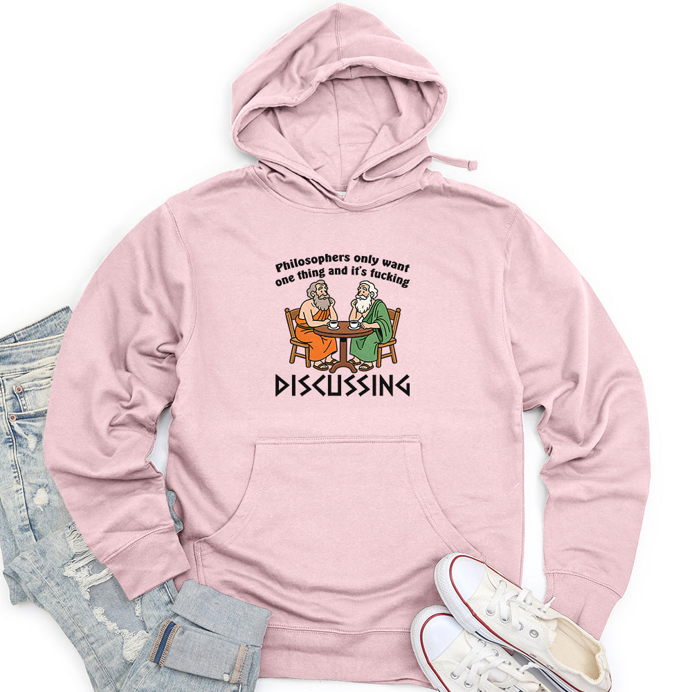 Philosophers Only Want One Thing and It's Fucking Unisex midweight hoodie