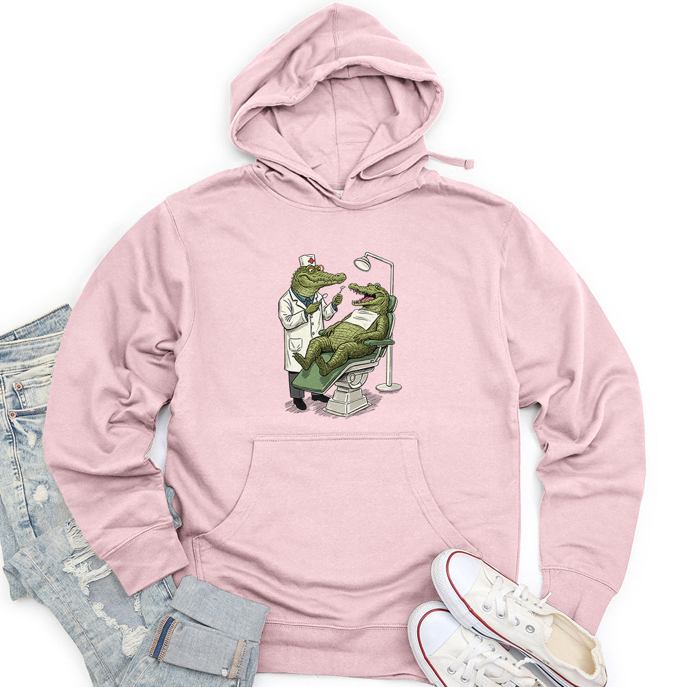 Alligator Dentist Unisex midweight hoodie