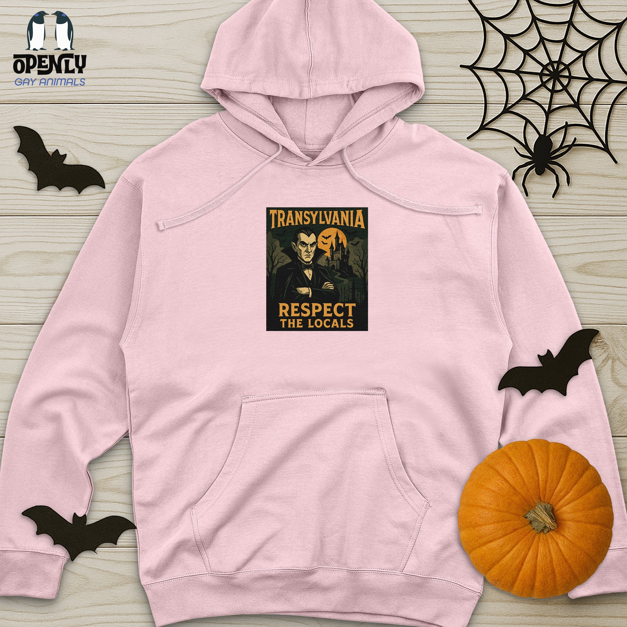 Transylvania Respect the Locals Unisex midweight hoodie