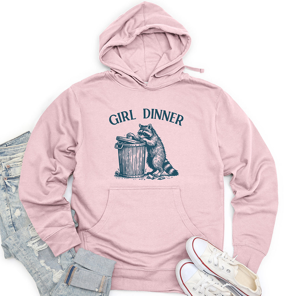 Girl Dinner Unisex Midweight Hoodie