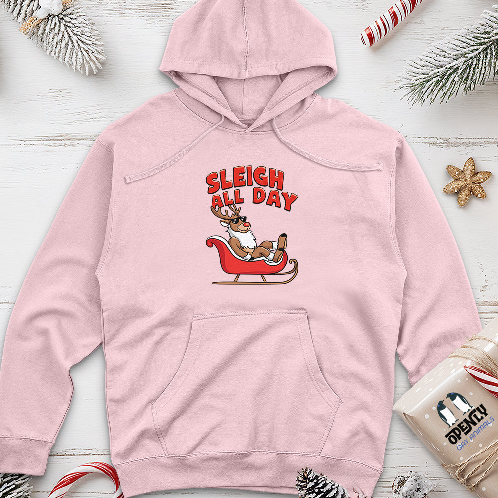 Sleigh All Day Unisex Midweight Hoodie