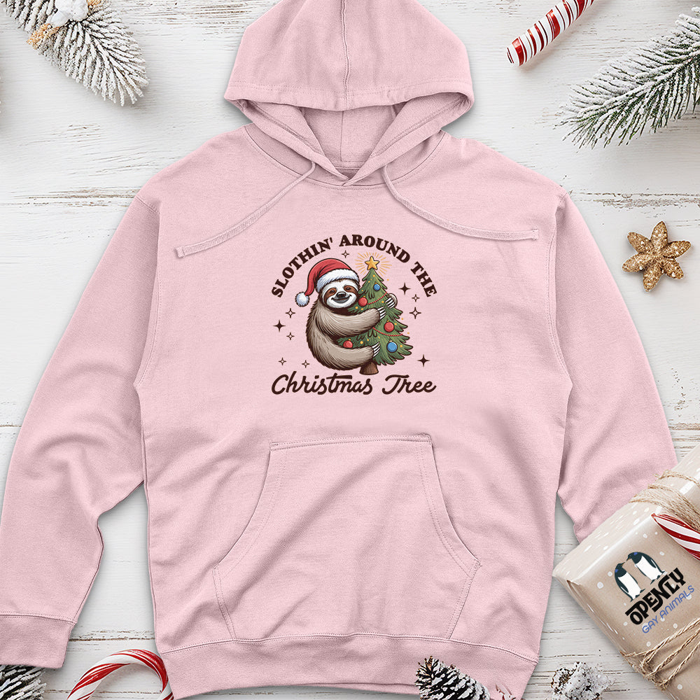 Christmas Tree Unisex Midweight Hoodie