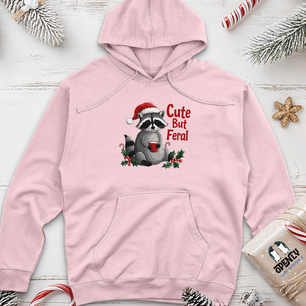 Cute But Feral Unisex Midweight Hoodie