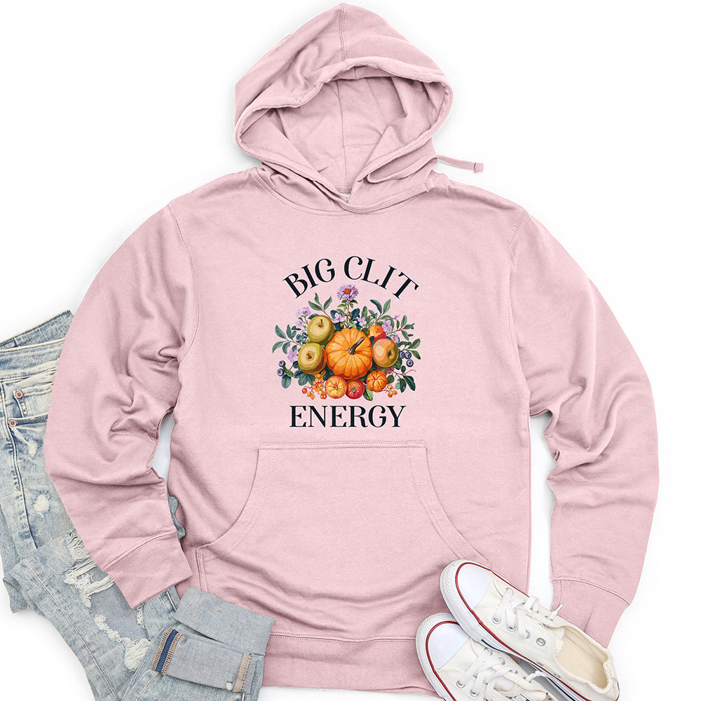 Big Cli* Energy Unisex Midweight Hoodie