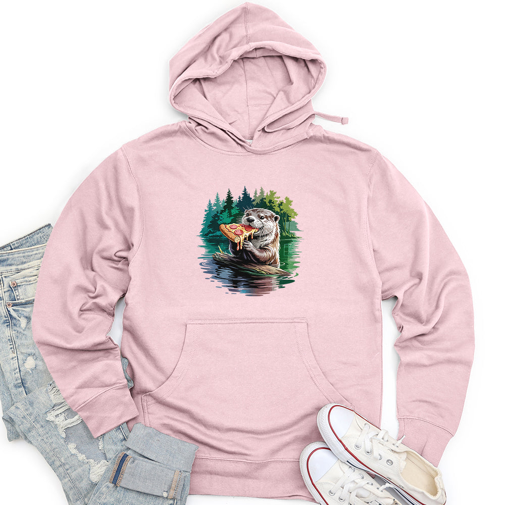 Otter Pizza Unisex midweight hoodie