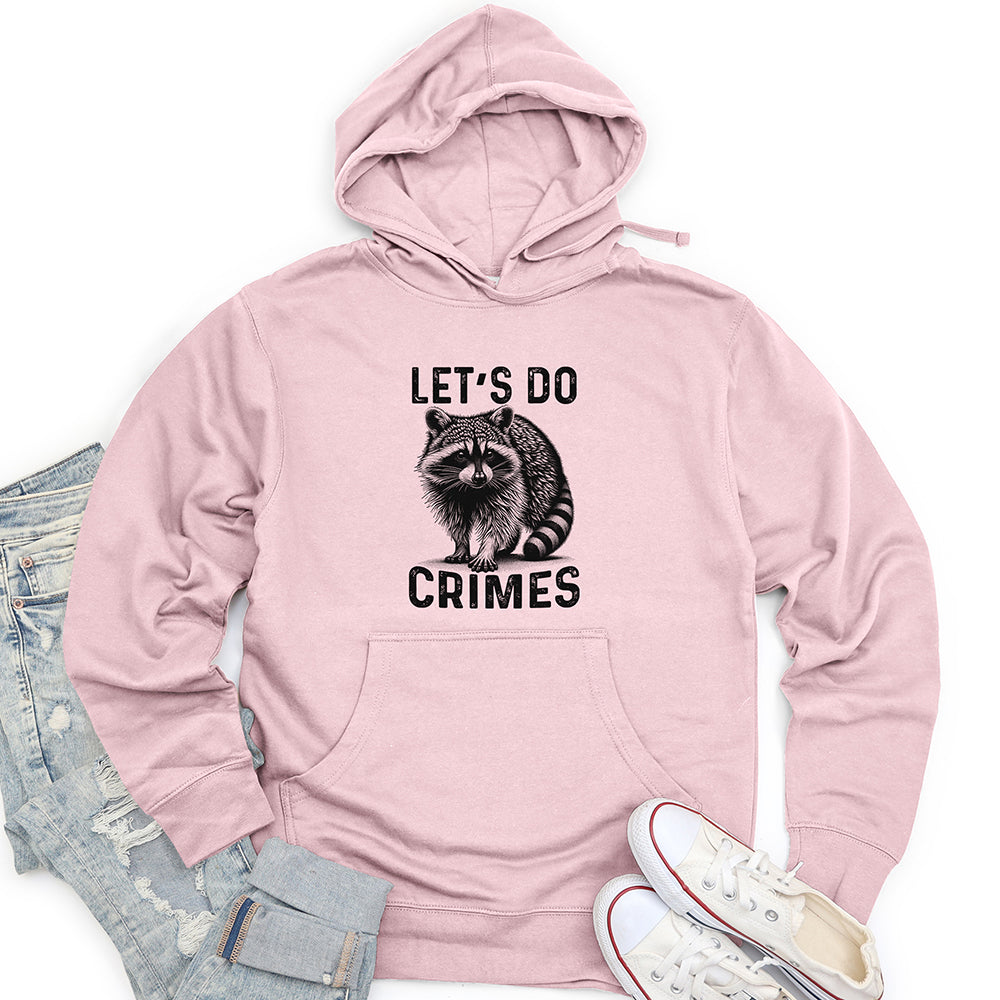 Let's Do Crimes Unisex Midweight Hoodie