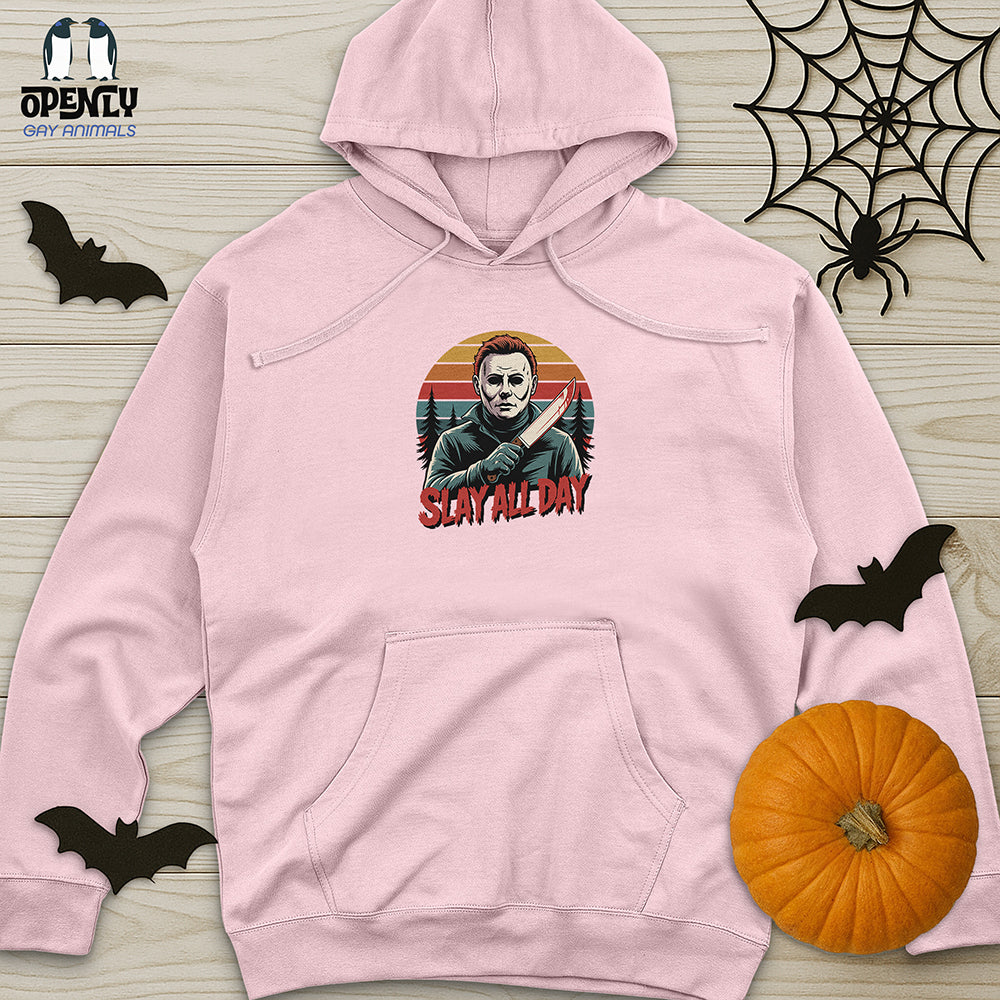 Slay All Day Unisex midweight hoodie
