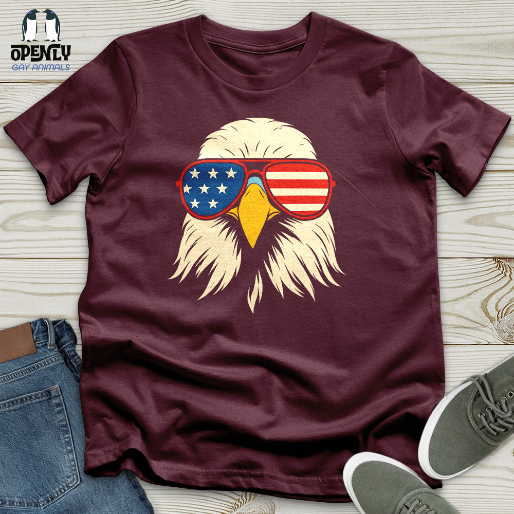 Magnetic American Flag Freedom Eagle USA Unisex T-Shirt