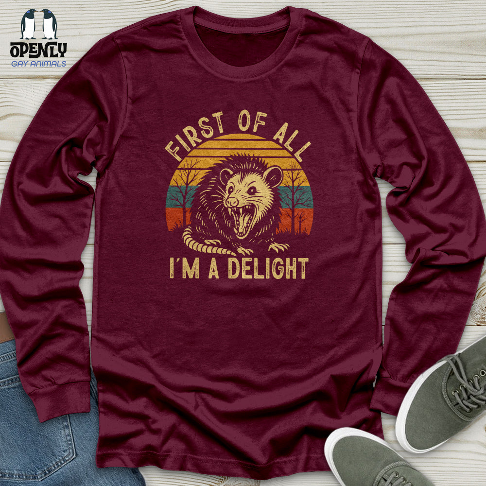 First Of All Unisex Long Sleeve Tee