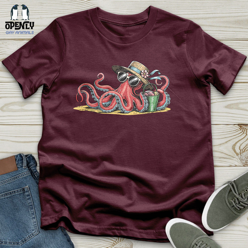 Beach Octopus Unisex T-Shirt