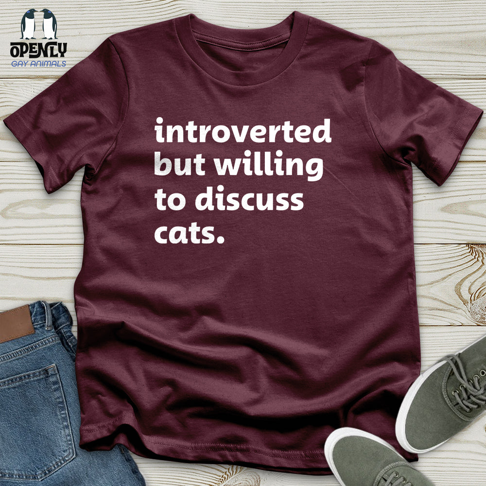 Introverted - White Unisex T-Shirt