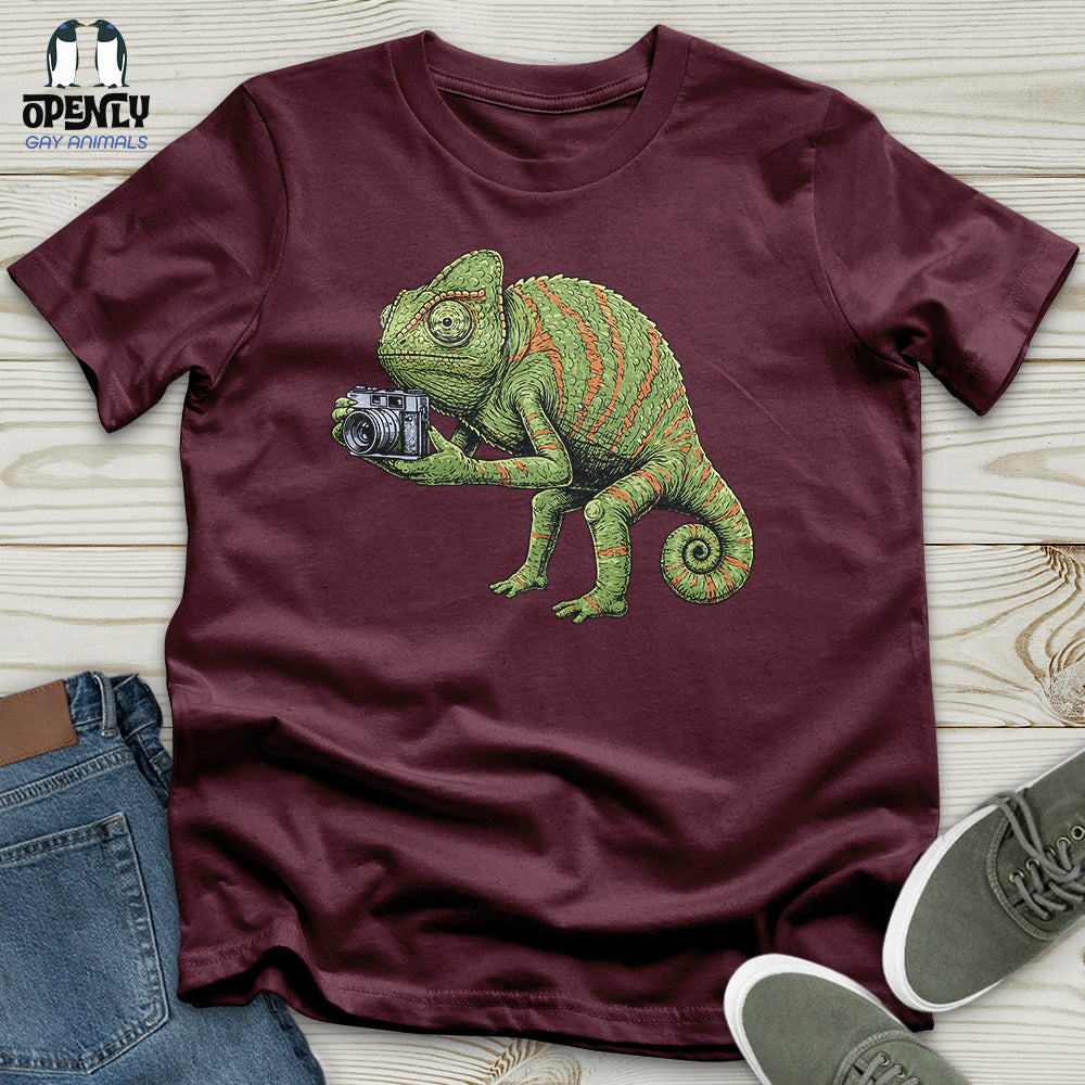 Chameleon Photographer Unisex T-Shirt