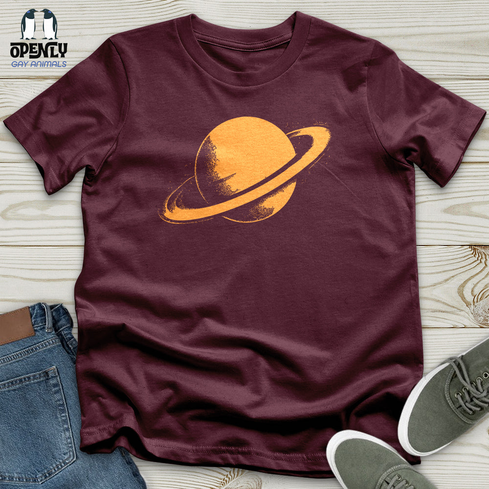 Saturn Planet With Rings Unisex T-Shirt