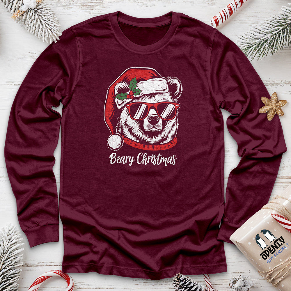 Beary Christmas Unisex Long Sleeve Tee