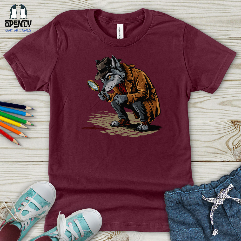 Detective Wolf Youth T-Shirt