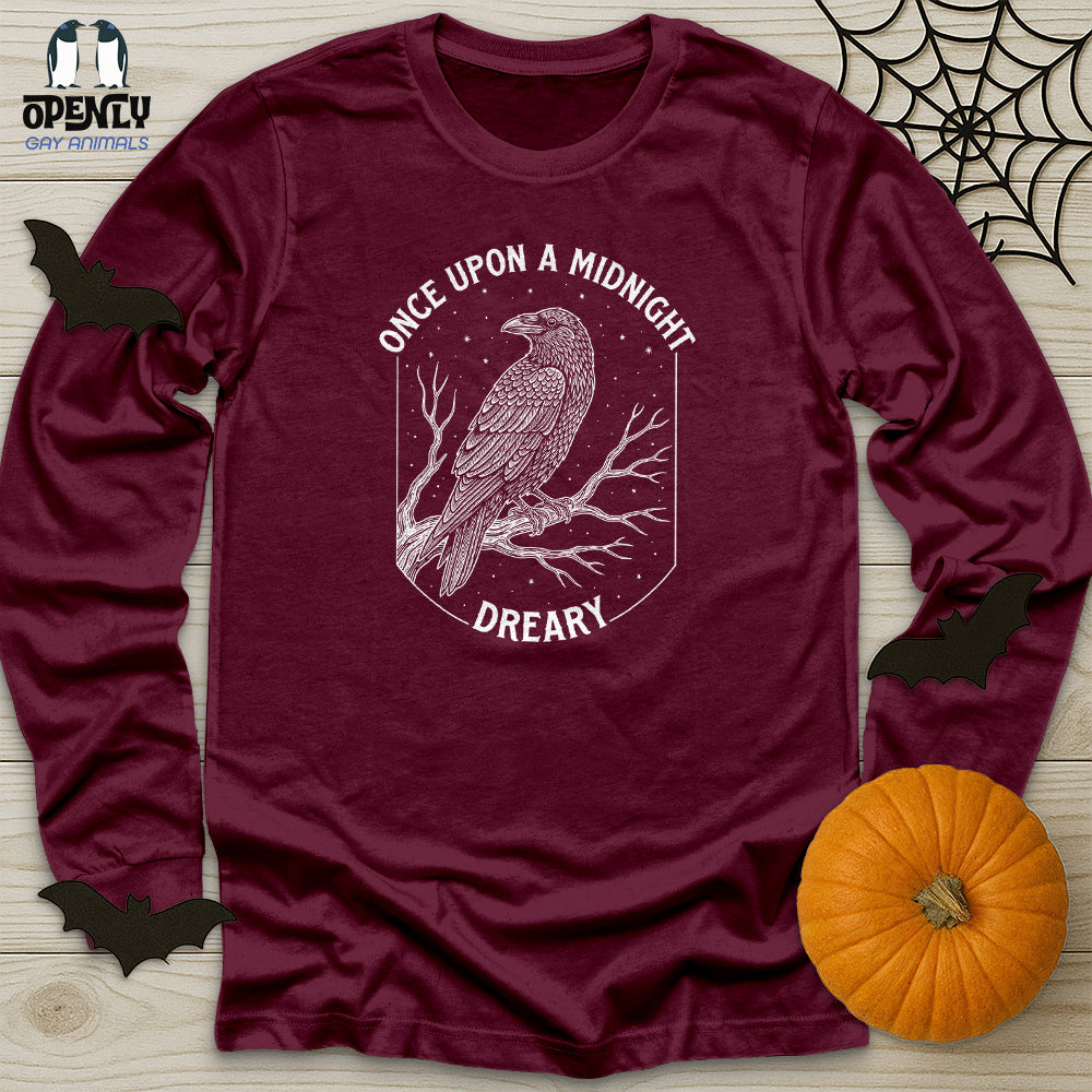 Once Upon A Midnight Dreary Unisex Long Sleeve Tee