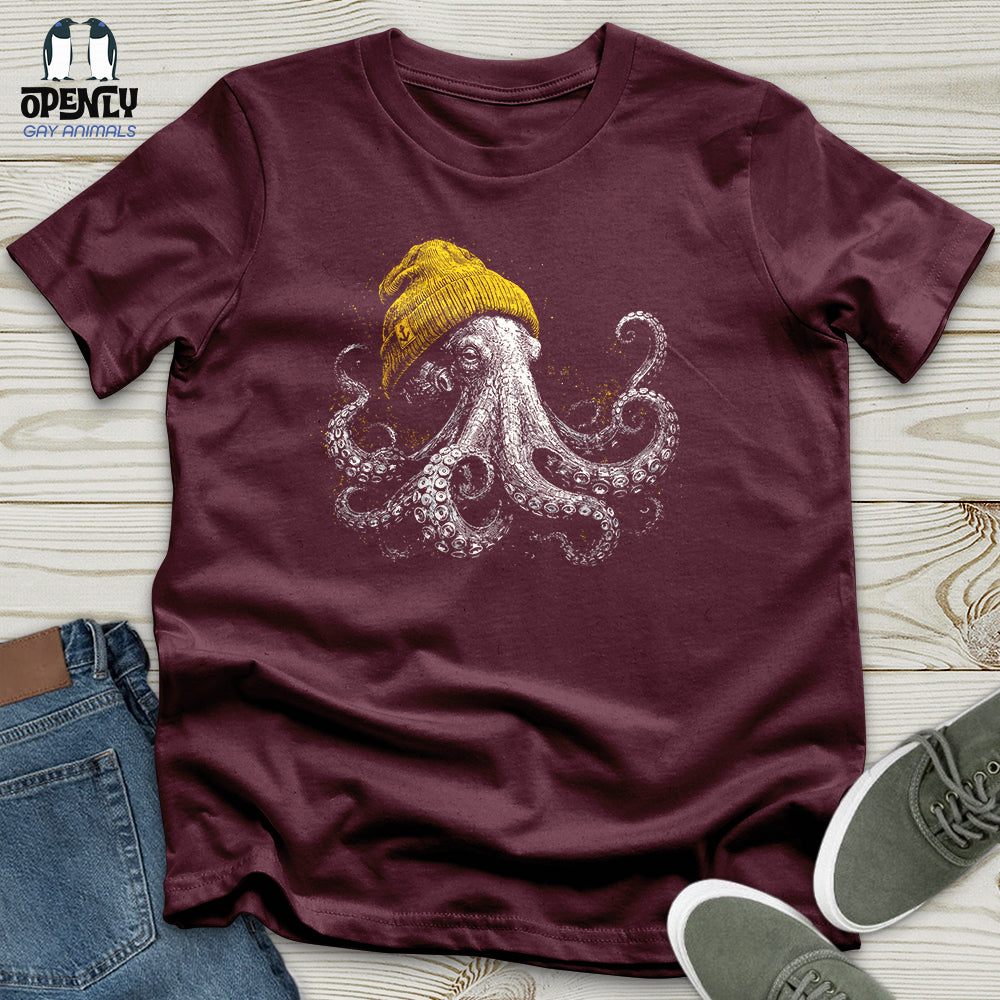 Winter Octopus Unisex T-Shirt