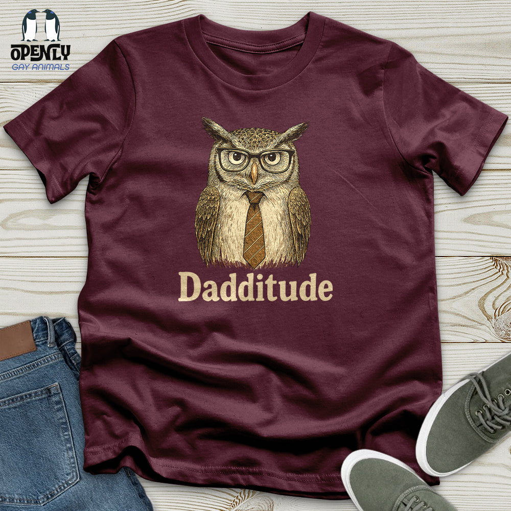 Dadditude Owl Unisex T-Shirt