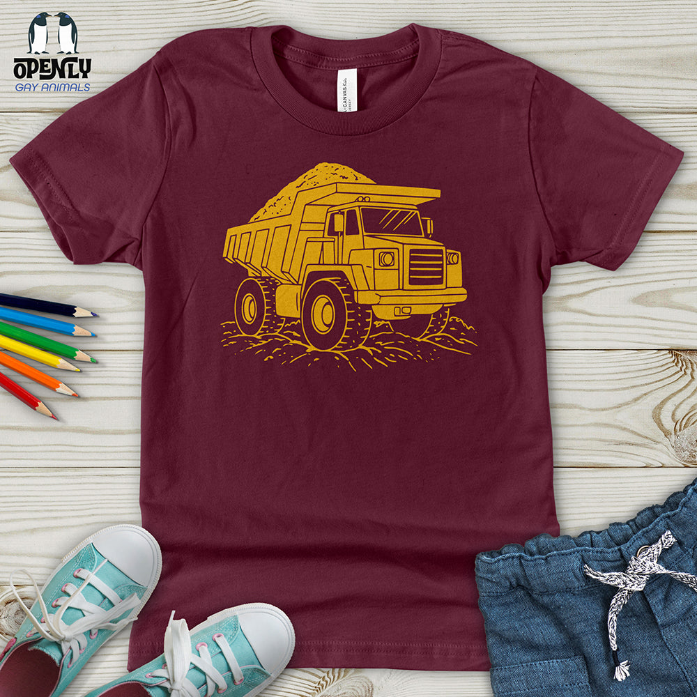 Dump Truck Power Youth T-Shirt