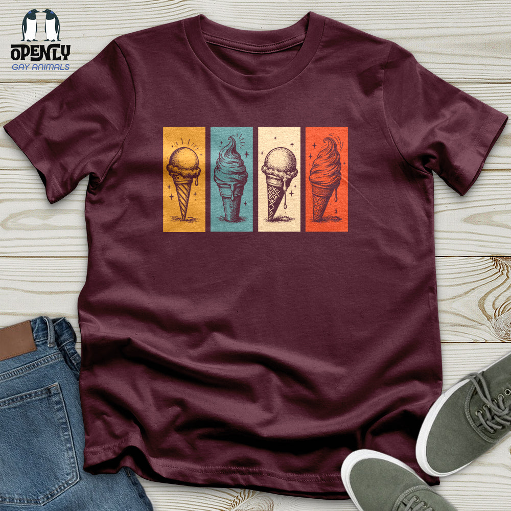 Stained Glass Ice-Cream Unisex T-Shirt