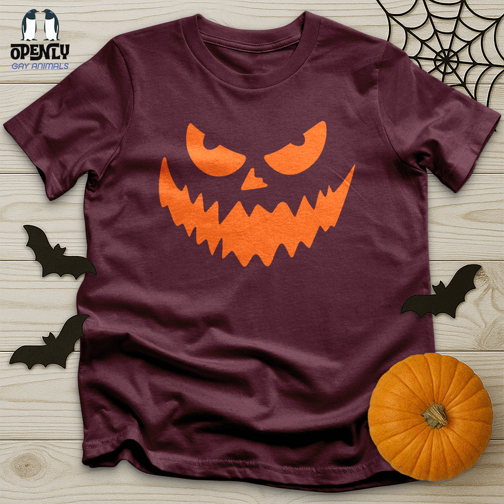 Scary Pumpkin Face Unisex T-Shirt