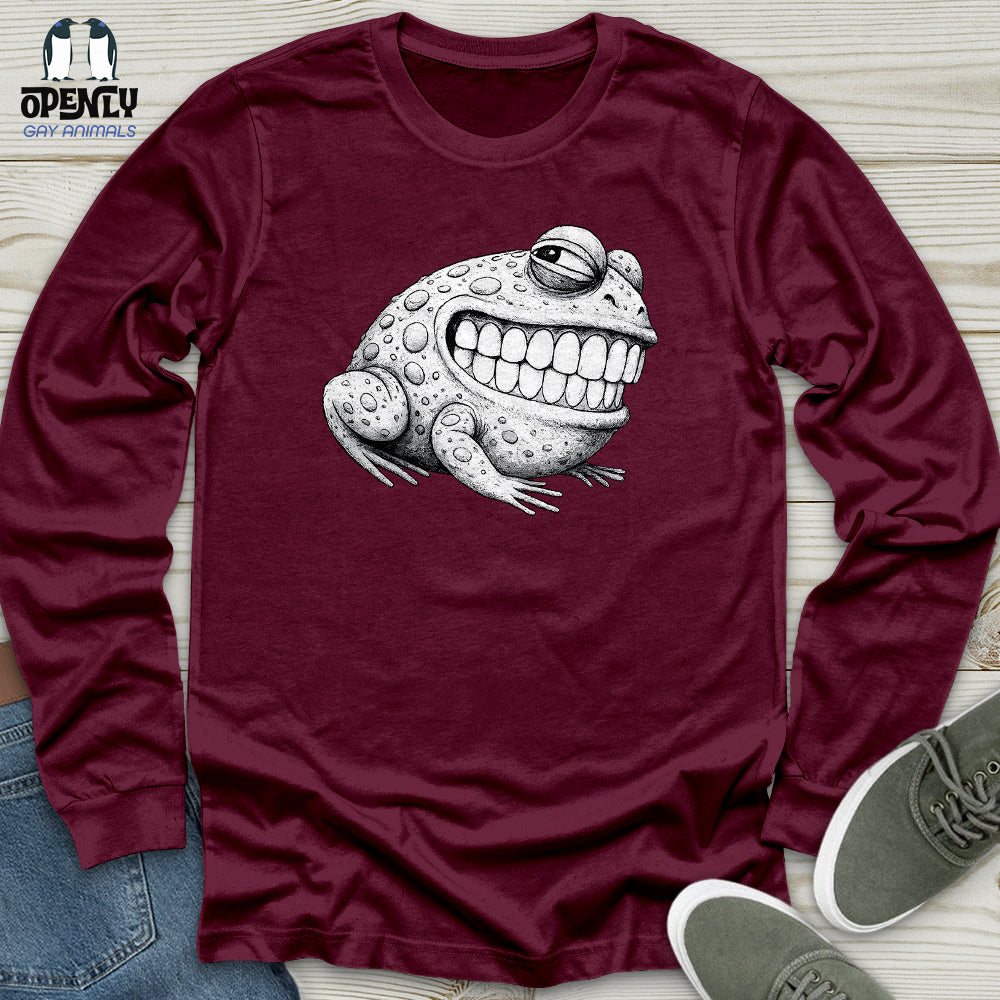 Creepy Frog Unisex Long Sleeve Tee