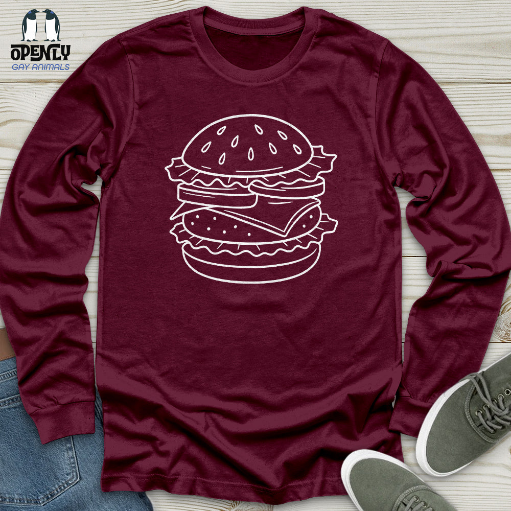 The Burger Unisex Long Sleeve Tee