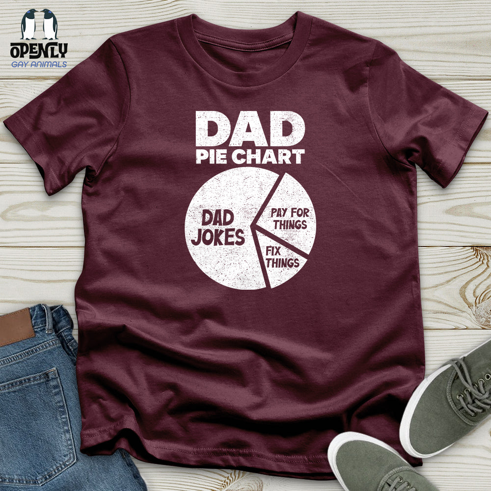 Dad Pie Chart Unisex T-Shirt