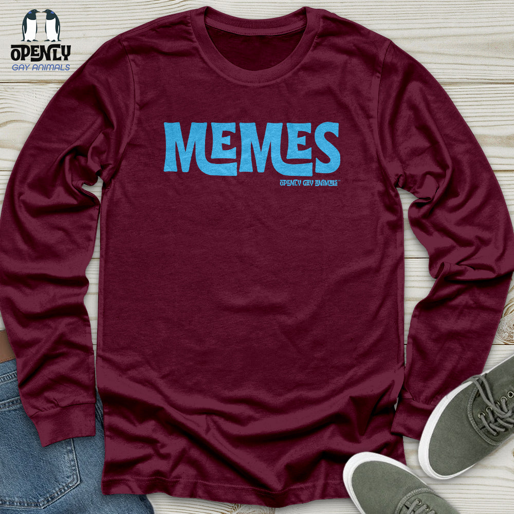 Memes -Blue TM Unisex Long Sleeve Tee